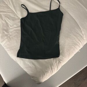 New Garage Sleek Scoop Cami Green S